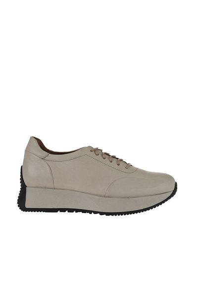 Bueno Shoes Pantofi de damă din piele bej - Model 01wv11302
