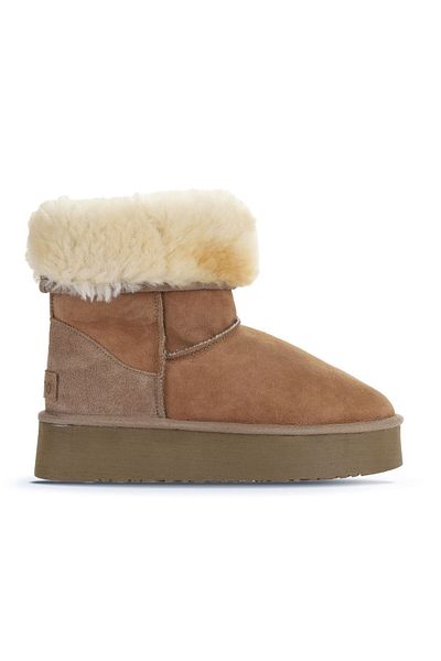 Bueno Shoes Suede γυναικείες μπότες με τακούνι - Sahra 05ag2024054