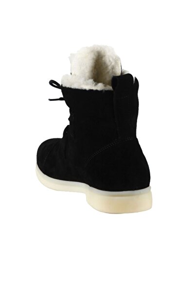Bueno Shoes Siyah Süet Kadın Düz Bot 01wt3301