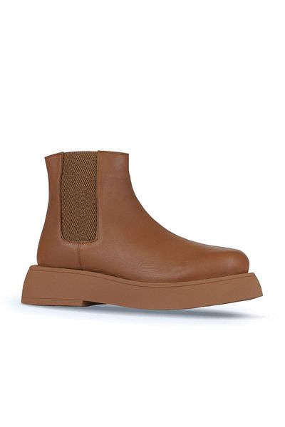 Bueno Shoes Дамски ботуши от естествена кожа в кафяво 01wz6403