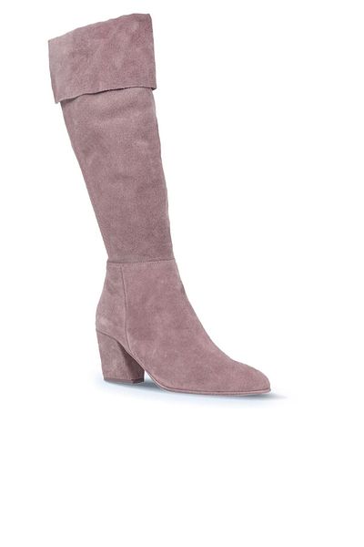 Bueno Shoes Suede γυναικείες μπότες με τακούνι - Dusty Rose 01wr5108