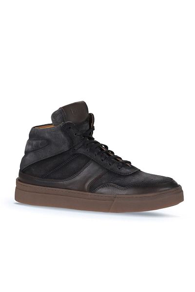 Bueno Shoes Ανδρικά Αθλητικά Μποτάκια Γκρι Suede - 10mb50031