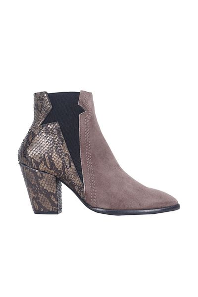 Bueno Shoes Γυναικείες μπότες Mink Leather - 01wr5001 Model Heeled Shoes