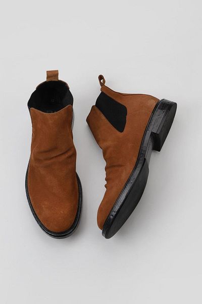 Bueno Shoes Ανδρικές Suede Boots Tan Outdoor - 01mv9303