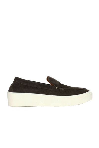 Bueno Shoes Ανδρικά καθημερινά παπούτσια από σουέντ χακί - 01ms10609