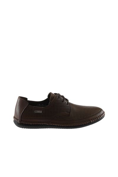 Bueno Shoes Мъжки ежедневни обувки от кафява кожа - 07m1039