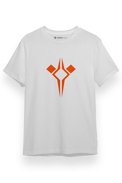 Tshirthane Λογότυπο Ahsoka Λευκό κοντομάνικο ανδρικό μπλουζάκι