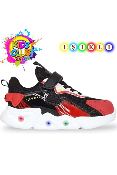 KOCAMANLAR Cool Ruby Işıklı Ortopedik Çocuk Spor Ayakkabı KIRMIZI