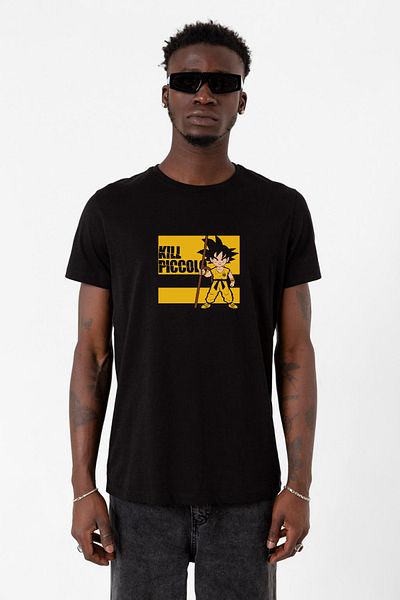 Tshirthane Dragon Ball Z Anime Kill Piccolo Μαύρο ανδρικό μπλουζάκι