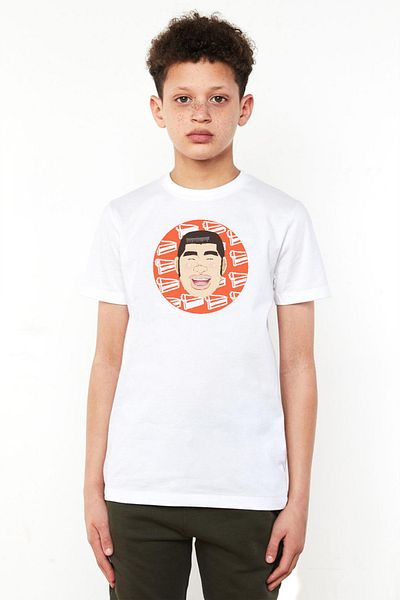 Tshirthane Monogatari Anime Takeo Gouda Circle Poster Alb Copii Bicicletă Tricou