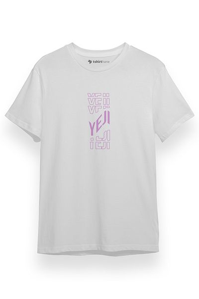 Tshirthane Ανδρικό μπλουζάκι ITZY Yeji Λευκό κοντομάνικο