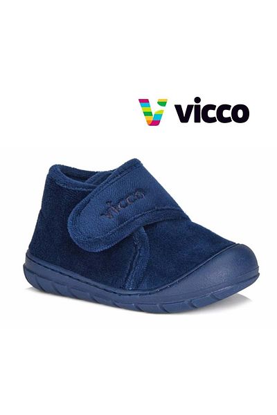 Vicco حذاء رياضي للأطفال من Color First Step لتقويم العظام باللون الأزرق الداكن