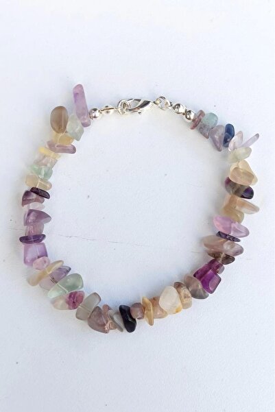 Pozitif Doğal Taş سوار قوس قزح فلوريت - كريستون 625-2