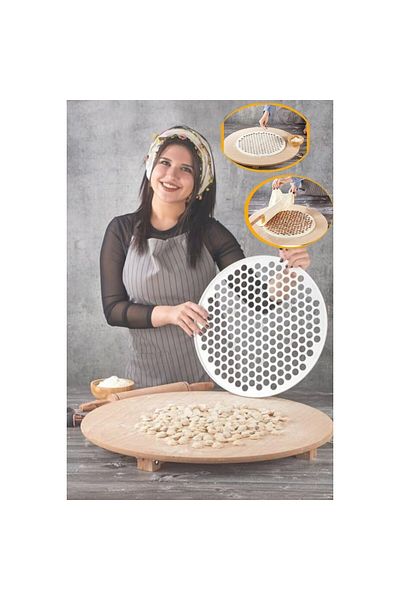 deryame Practical Ravioli Mold - Mega Size 42 Cm
