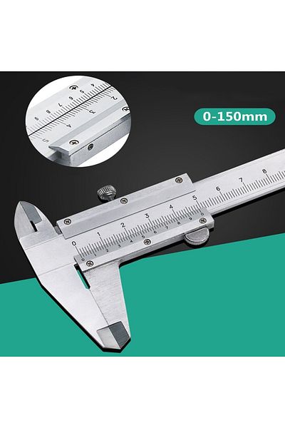 Angoravi Caliper - Steel Caliper 0.01 mm - 150mm 6inc