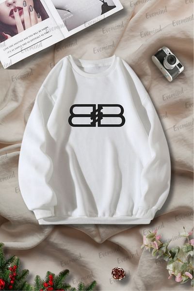 artı4 Φούτερ Unisex BB Printed για ενήλικες και παιδιά Oversize με λαιμόκοψη