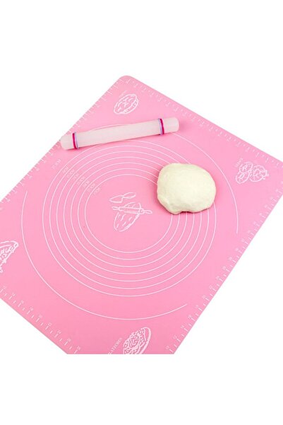 Ethab Ticaret Dough Rolling Cover Dough Mat with Scale - Large Size 40X50 cm