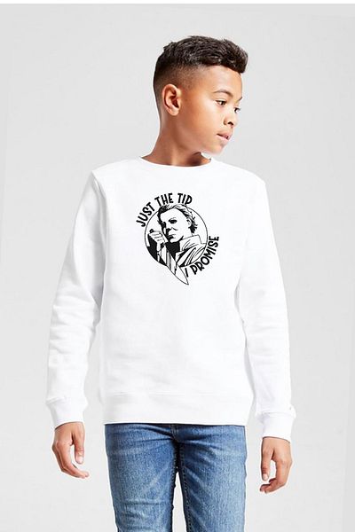Tshirthane Ακριβώς ο συμβουλή που υπόσχομαι για το Halloween White Παιδικό φούτερ 2ip