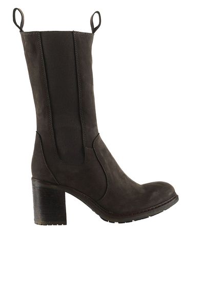 Bueno Shoes Cizme cu toc de damă maro nubuck - 01wt6101