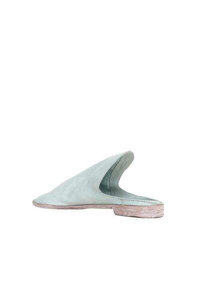 BUENO Shoes Mavi Deri Kadın Düz Terlik 01wn5019