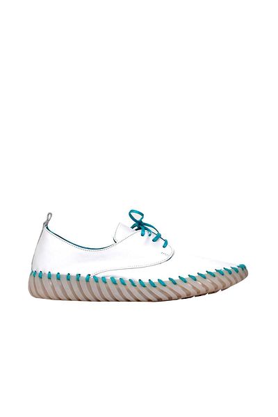 BUENO Pantofi plati dama din piele albastra - 01wq0200