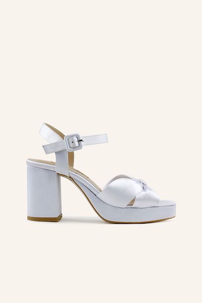 MARCATELLI Pantofi de mireasa cu toc Adel din satin