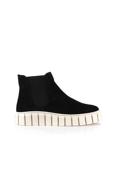Bueno Shoes Γυναικείες Flat Μπότες Suede - Μαύρο 01wt3403