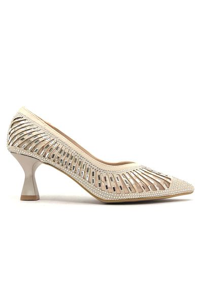 KOCAMANLAR Feles Candy Heel Cinderella Stone Stiletto Pantofi cu toc dama TEN