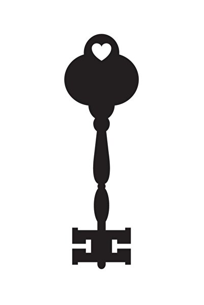 TeOraStore نموذج نمط المفتاح التاريخي 10 ملصق تلقائي جديد خاص 10 × 32 سم