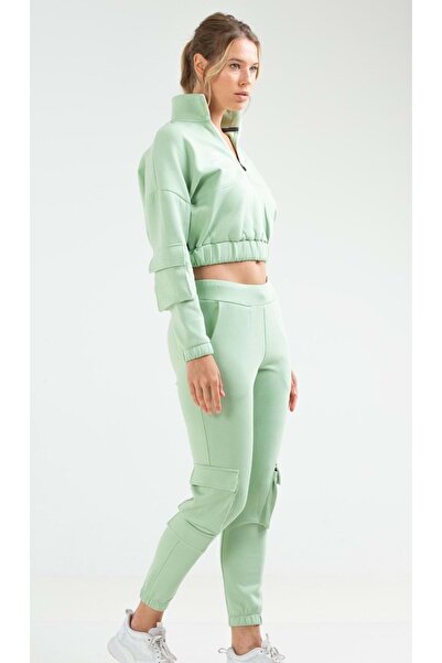 UMBRO Va-0021 Pyra Track Suit Tracksuit Set Suit Women's Suit Green