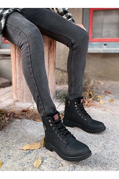 KOCAMANLAR Patika Halley Motor Postal Unisex Bot SİYAH