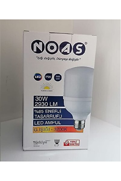 Genel Markalar 30W Smd Led Ampül E27 Duy 2700 LM Gunışığı Işık YL95-3001