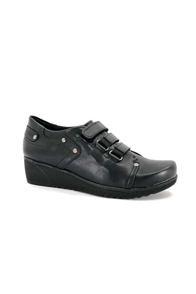 KOCAMANLAR Pantofi de damă Ayakdaş 602 Oxford NEGRU-PIELE