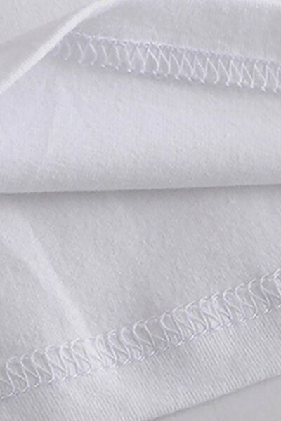 Tshirthane Mr Beast Half Face White Kids Bicycle Collar T-shirt