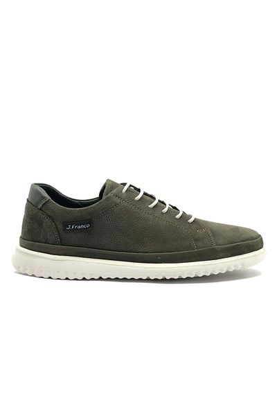 KOCAMANLAR James Franco 9144 Δερμάτινο Sneaker Casual Ανδρικά Παπούτσια Χακί