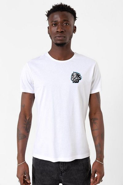 Tshirthane Ανδρικό μπλουζάκι Beyblade Cyber ​​Pegasus White Oversize