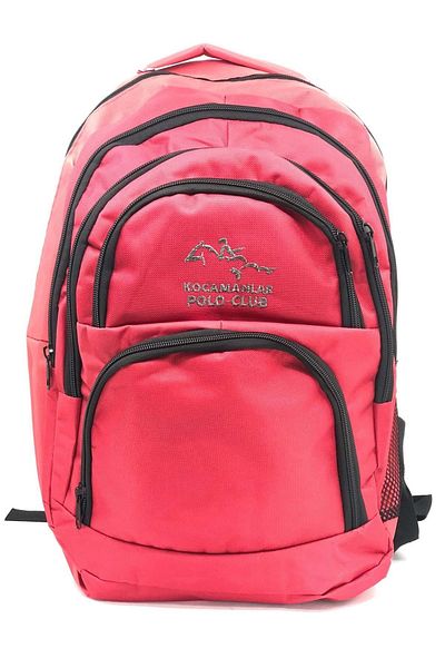 KOCAMANLAR 2122-6 Back Orthopedic Unisex Backpack and School Bag Red