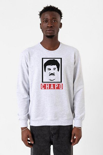 Tshirthane Ανδρικό φούτερ El Chapo Gangster Swagger Karmelange 2ip