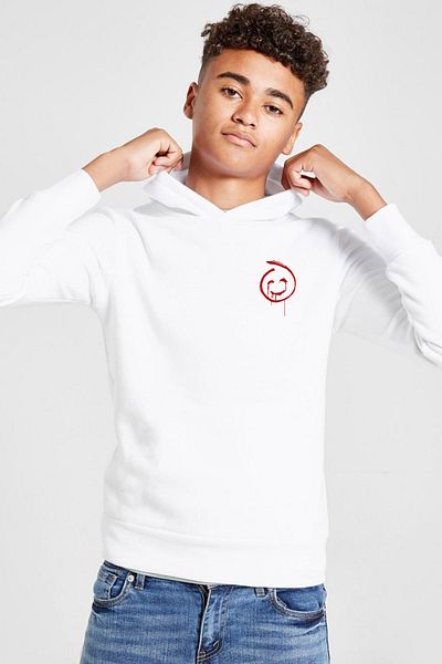 Tshirthane Hanorac cu glugă 3ip pentru copii The Mentalist Red John Pocket White