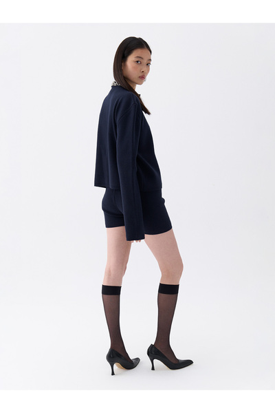 Nocturne Πλεκτό πουλόβερ με λεπτομέρεια από γυαλιστερή πέτρα