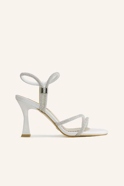 MARCATELLI Pantofi de mireasă cu toc mini Manila