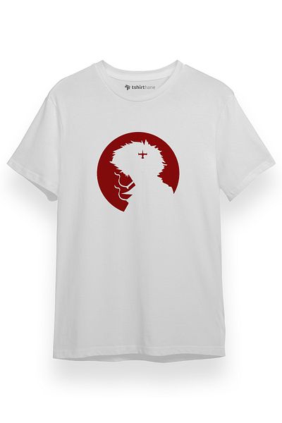 Tshirthane Cowboy Bebop Spike Spiegel Space Λευκό κοντομάνικο ανδρικό μπλουζάκι