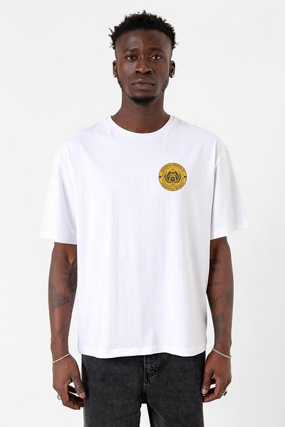 Tshirthane Λευκό ανδρικό μπλουζάκι με λογότυπο He Man Grayskull Brewing Co