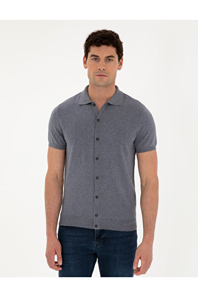 Pierre Cardin Tricou din tricotaje amestecate K in cu guler polo cu slim fit ...