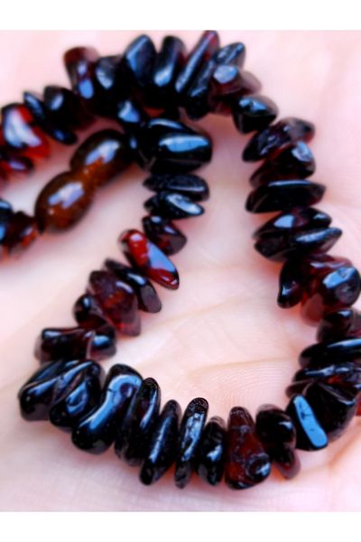 Kehribar Sarayı Damla Amber Cherry Shiny Adult Bracelet Chips Model Certified
