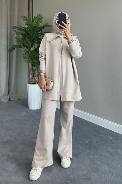 Şule Giyim Sailor Suit Beige