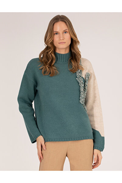 Pierre Cardin Mint Regular Fit Balıkçı Yaka Kazak 50254078-VR152