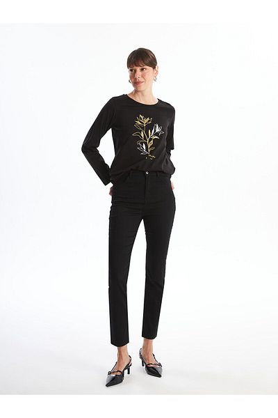 LC Waikiki Pantaloni Jean de damă Straight Fit