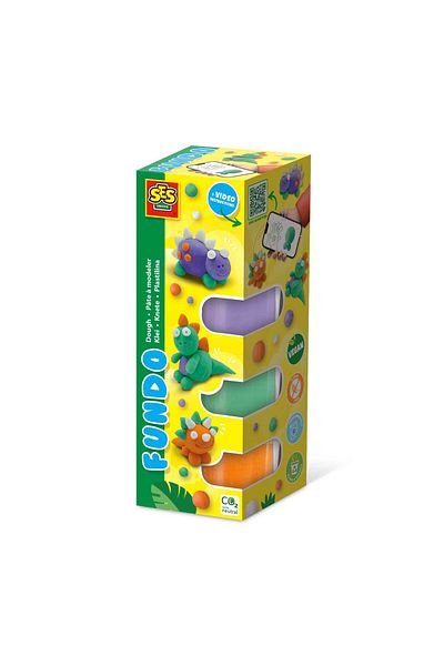 SES Creative فوندو أويون هامورو - دينوزورلار (3X90GR-1X40GR)