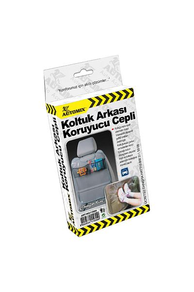 Automix Transparent Car Seat Protector Organizer - with Pocket